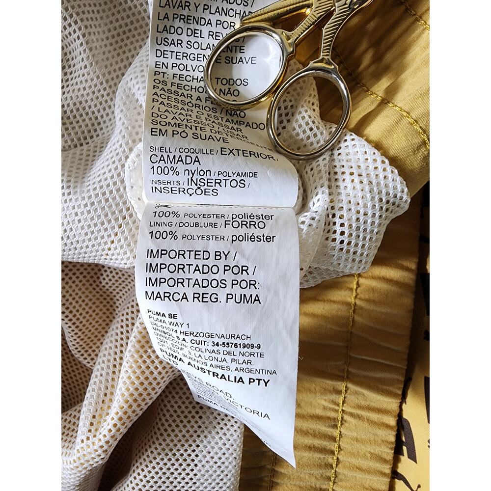 PUMA Gold Brown Y2K Luxe Active Windbreaker Track Jacket SZ XXL - Picture 11 of 12